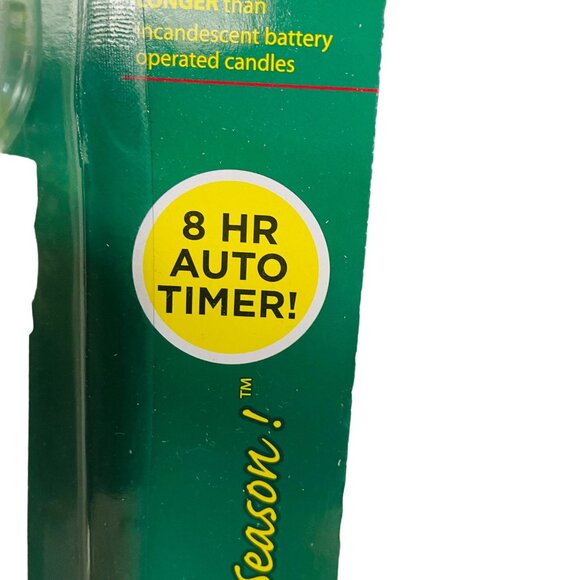 Wireless Tiffany Candles With 8 Hr Auto Timer By Brite Star LED Last All Seaspm - Picture 2 of 8